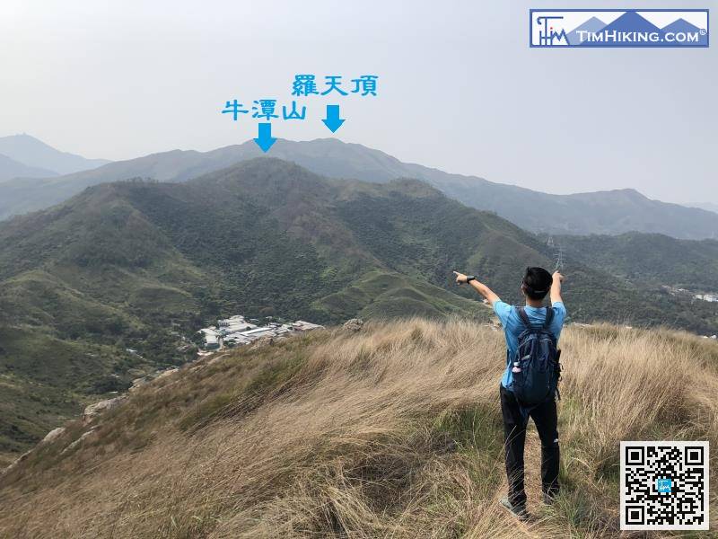 麒麟山只是高海拔222米,之後的牛潭山和羅天頂分別是337米及585米,遠比麒麟山高,而且山與山之間的坡幅都超過180米。