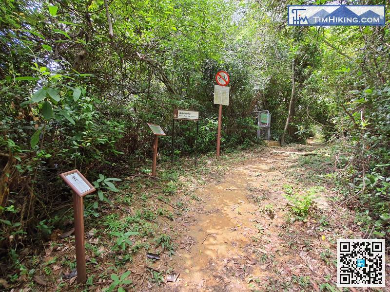 The distance post at the beginning of this section is C1120,
