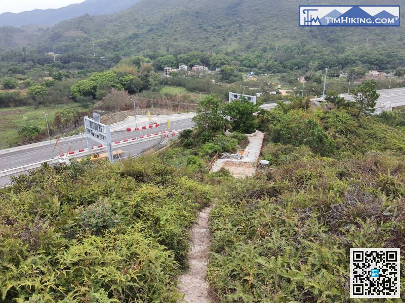 看完風景，原路落山。