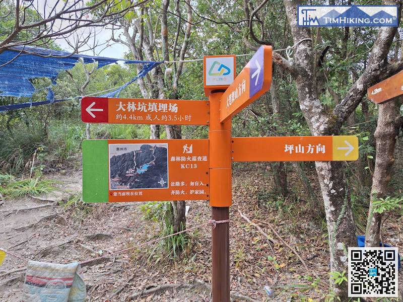 土地廟是另一個撤退位置,就是往大林坑填理場,即是大林坑堆田區,