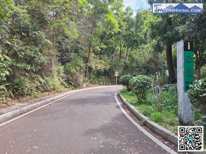 這一小段是水庫綠道，