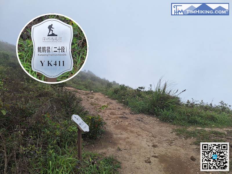 在標距柱YK411之後，