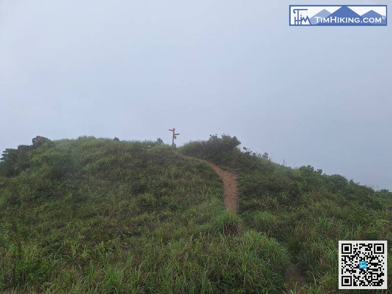 來到最後一段平坦的山徑，